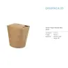 DIGIPACK  Brown Noodle Box 16 oz 50