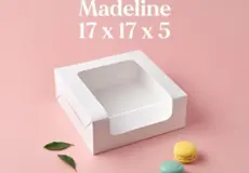 Cake Box DIGIPACK - Madeline Window White Cake Box 17 x 17 x 5 @10pcs 1 ~item/2024/2/7/r_sl_mwcb_w_17x17x5