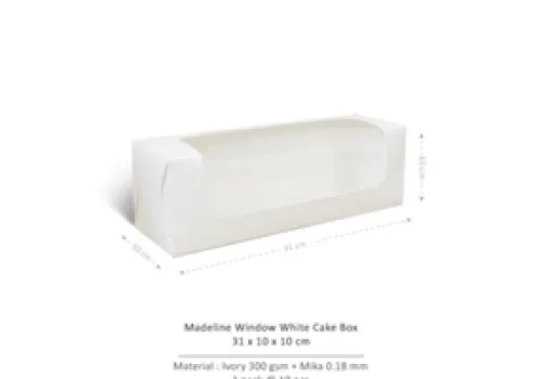 Cake Box DIGIPACK - Madeline Window White Cake Box 31 x 10 x 10 @10pcs 1 ~item/2024/2/7/r_sl_mwcb_w_31x10x10